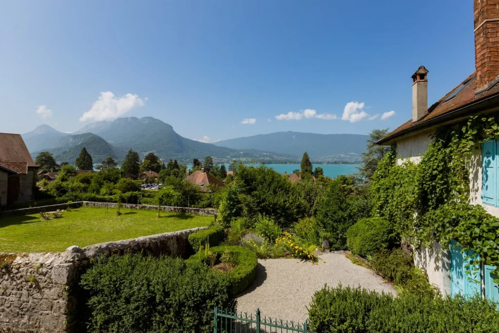 View from bedroom 1 – Le Jardin de Talloires