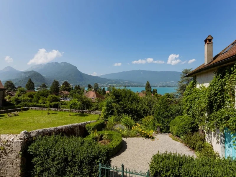 View from bedroom 1 – Le Jardin de Talloires