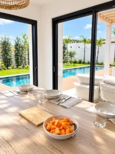 Dining area – Le Domaine de la Subérine