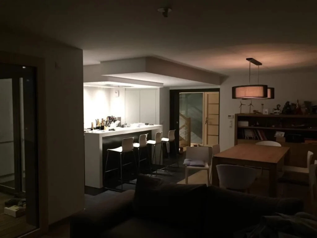 Open-plan kitchen and living area – Villa Horizon