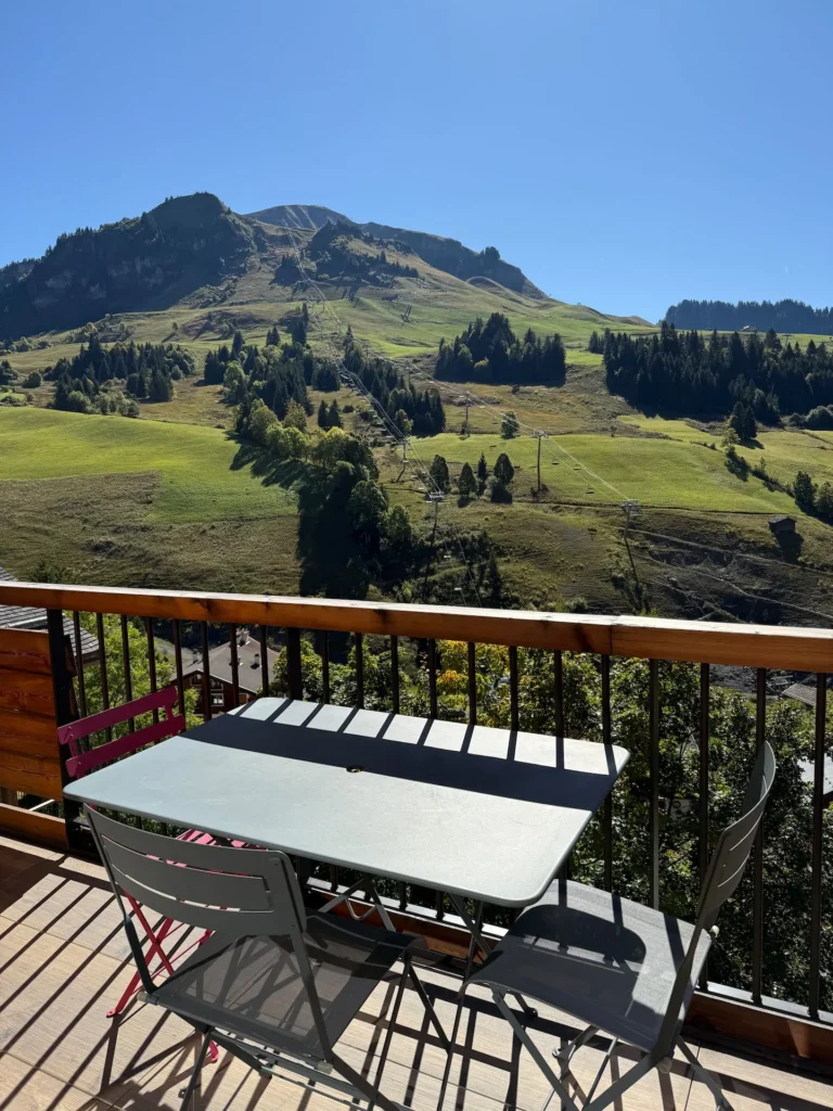 Terrace with mountain views – Chinaillon 1350