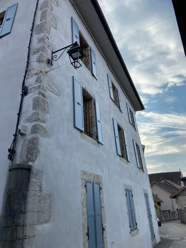 Front of the house – Le Jardin de Talloires