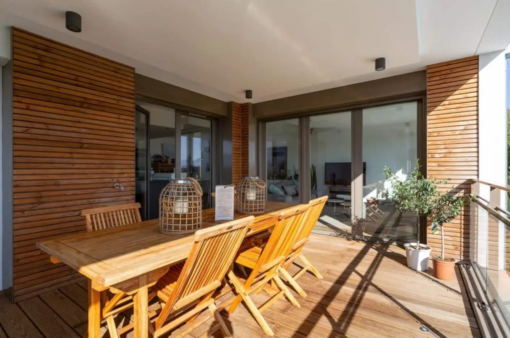 Terrace with mountain views – Villa Horizon