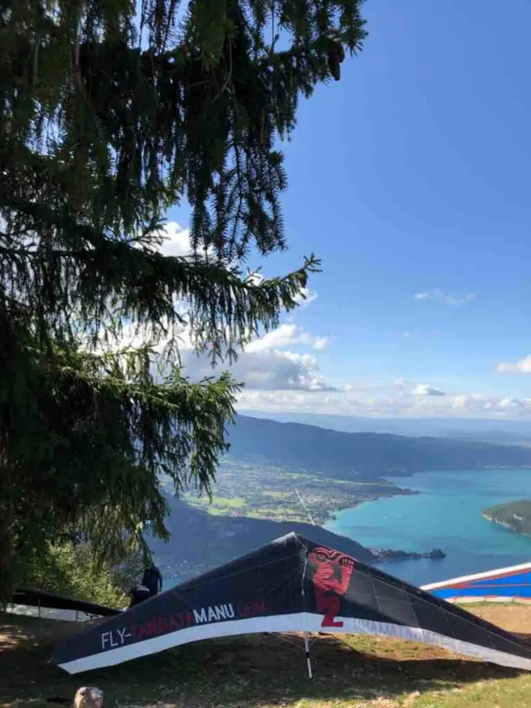 View from the Col de la Forclaz, 10 minutes away – Le Duplex de Talloires