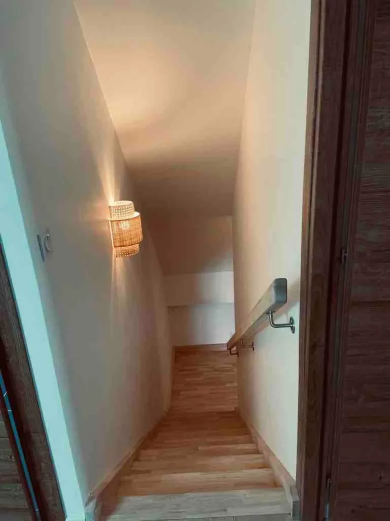 Stairs to the bedrooms and bathroom – Le Duplex de Talloires