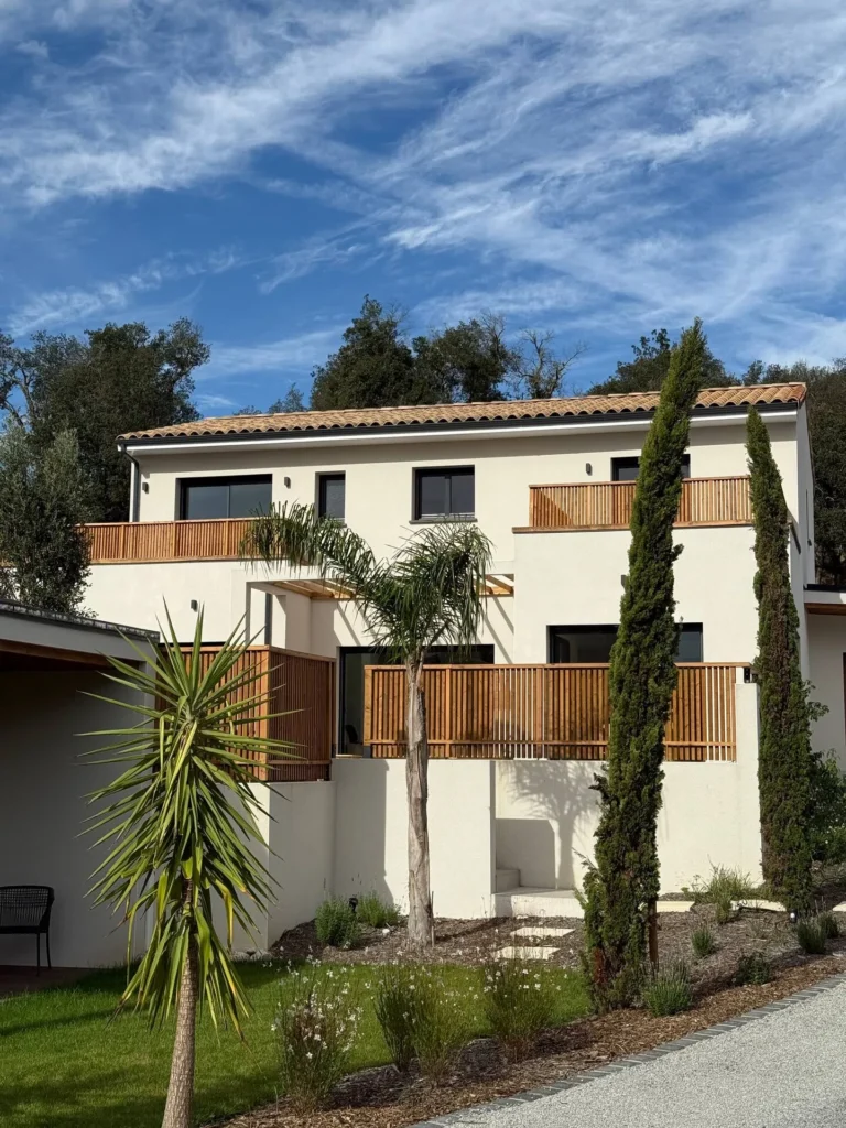 Outside the villa – Le Domaine de la Subérine