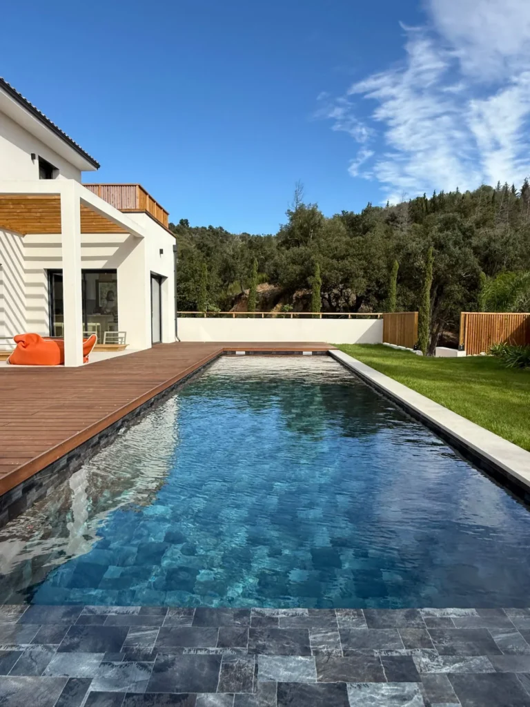 Outside the villa – Le Domaine de la Subérine