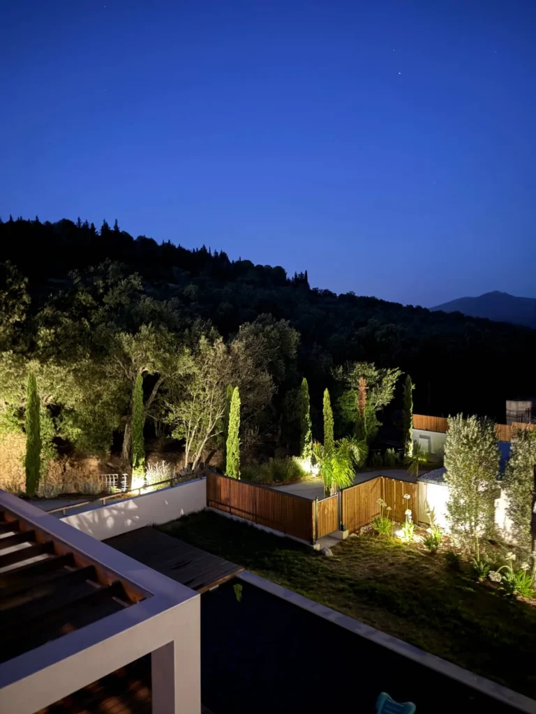 Outside the villa – Le Domaine de la Subérine