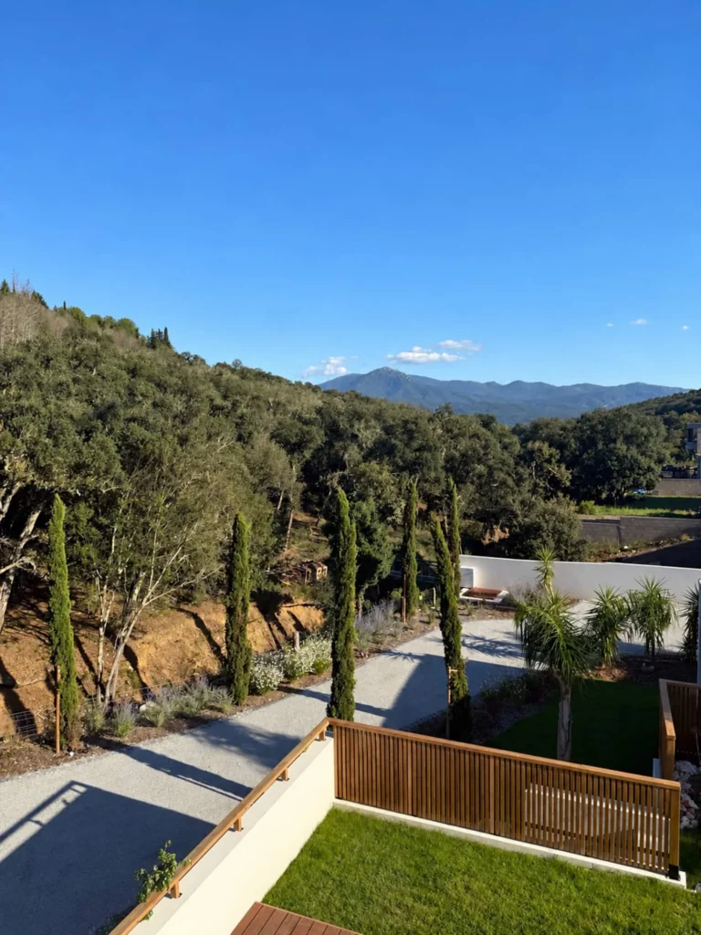 Outside the villa – Le Domaine de la Subérine