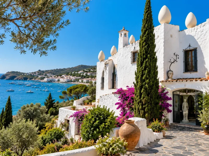 Maison blanche de Salvador Dalí face à la baie de Portlligat (visuel d’ambiance)
