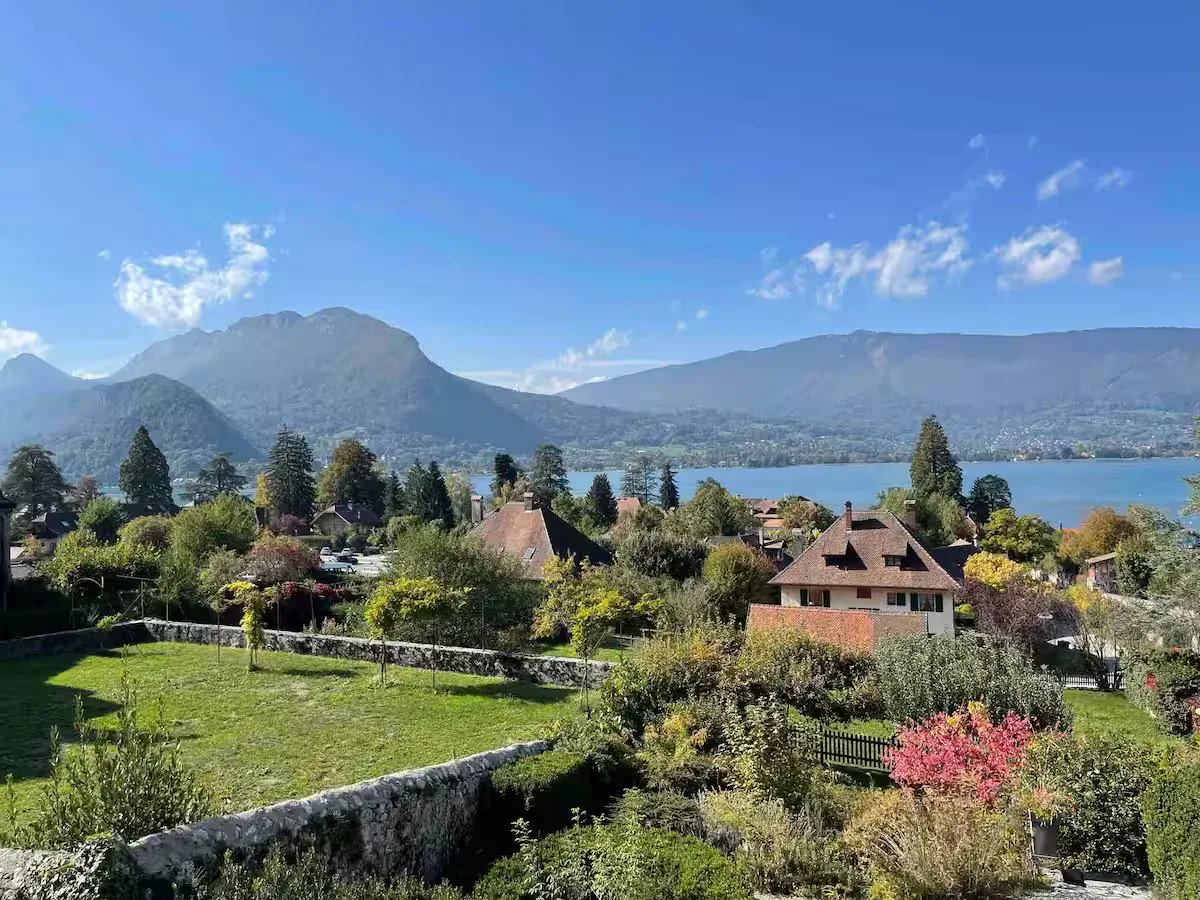 Le Jardin de Talloires: the view of Lake Annecy
